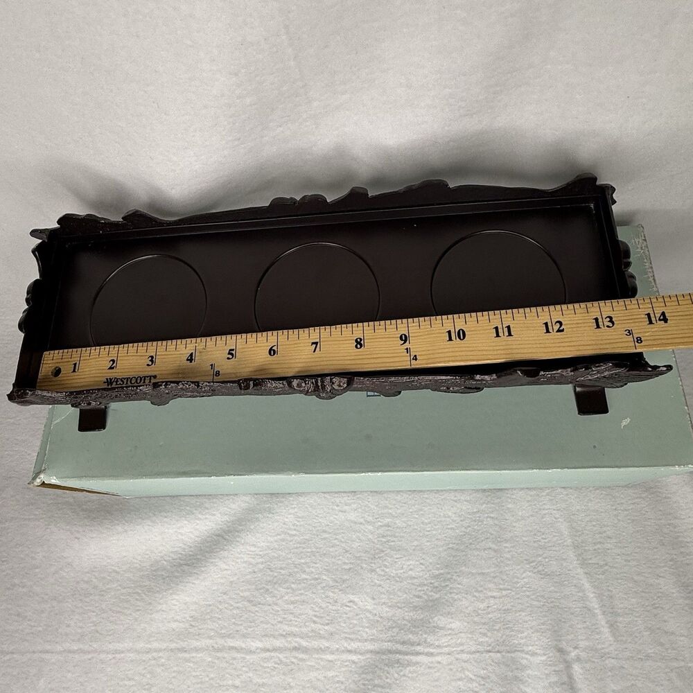 PartyLite Yule Log Candle Candle Holder - Picture 7 of 8
